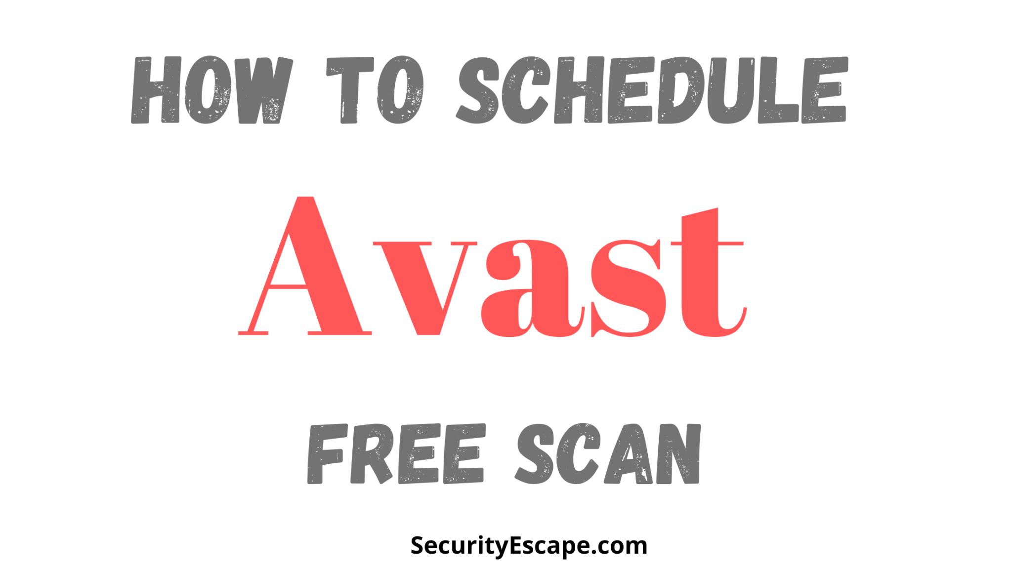 avast free antivirus scheduled scan