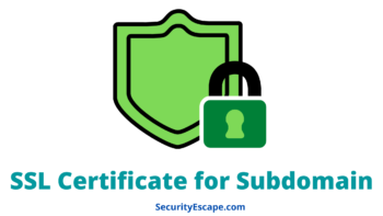 Will an SSL certificate work for a subdomain