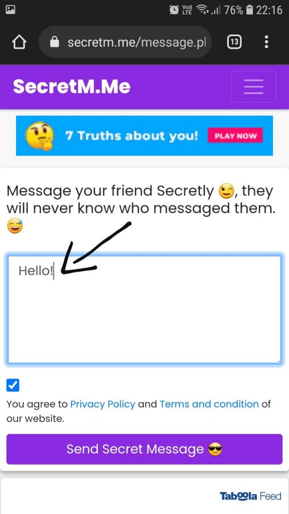 Create Your Secret Message