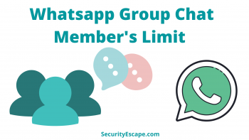 what is the WhatsApp group chat max members limit