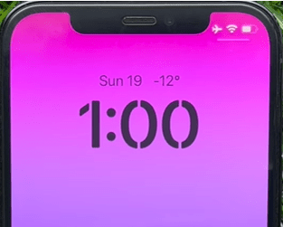 how to change the clock on the iPhone lock screen