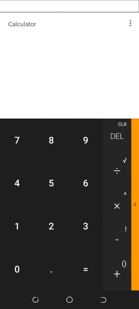 Calculator Vault App Interface